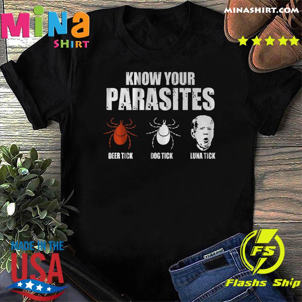 know your parasites luna tick shirt